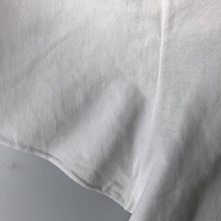 90'S Fruit of the Loom printed T-shirt, made in the USA, men's XL size, vintage cotton white type Vintage Second Hand