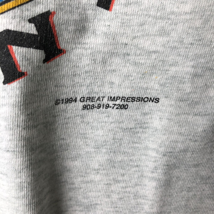 90'S Fruit of the Loom BUTT NAKED FISHING print T-shirt, Made in USA, Men's XL equivalent, Vintage cotton gray type Vintage Second Hand