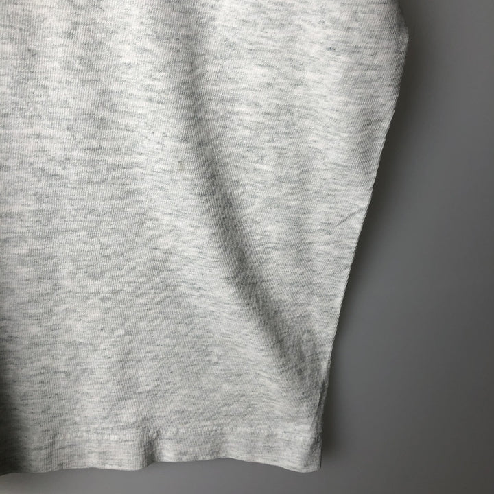 90'S Fruit of the Loom BUTT NAKED FISHING print T-shirt, Made in USA, Men's XL equivalent, Vintage cotton gray type Vintage Second Hand