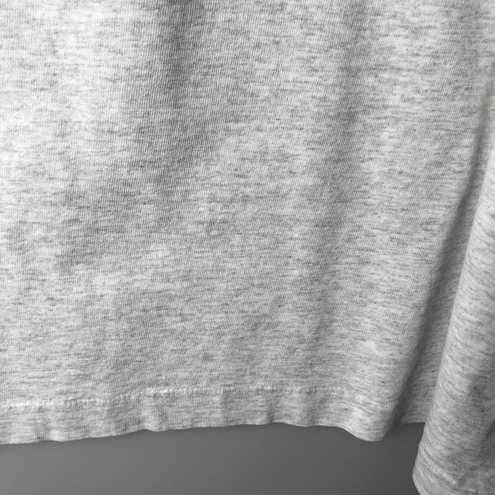90'S Fruit of the Loom BUTT NAKED FISHING print T-shirt, Made in USA, Men's XL equivalent, Vintage cotton gray type Vintage Second Hand