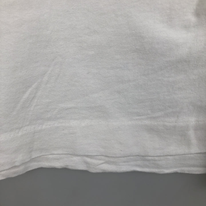 ~90'S Fruit of the Loom Art T-shirt, Men's Size L (approx.), Vintage unclear white type Vintage Second Hand