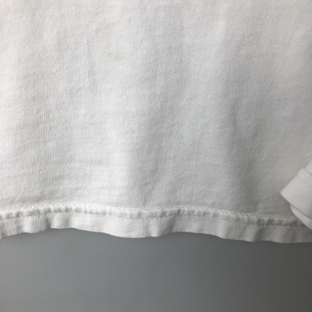 Hanes COMFORT-T Durty Jakes Cafe and Bar Advertising T-Shirt, Men's XL (approx.) cotton white type Vintage Second Hand