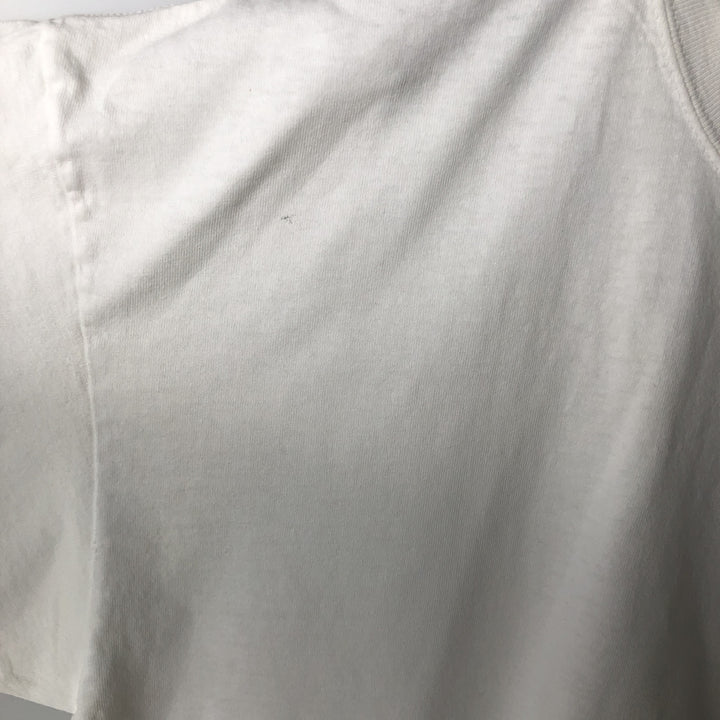 Hanes COMFORT-T Durty Jakes Cafe and Bar Advertising T-Shirt, Men's XL (approx.) cotton white type Vintage Second Hand