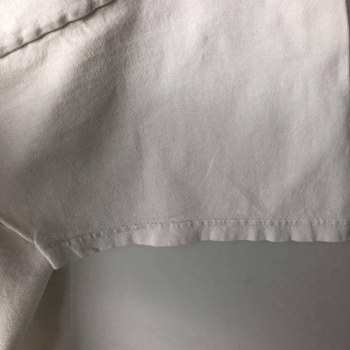 Hanes COMFORT-T Durty Jakes Cafe and Bar Advertising T-Shirt, Men's XL (approx.) cotton white type Vintage Second Hand
