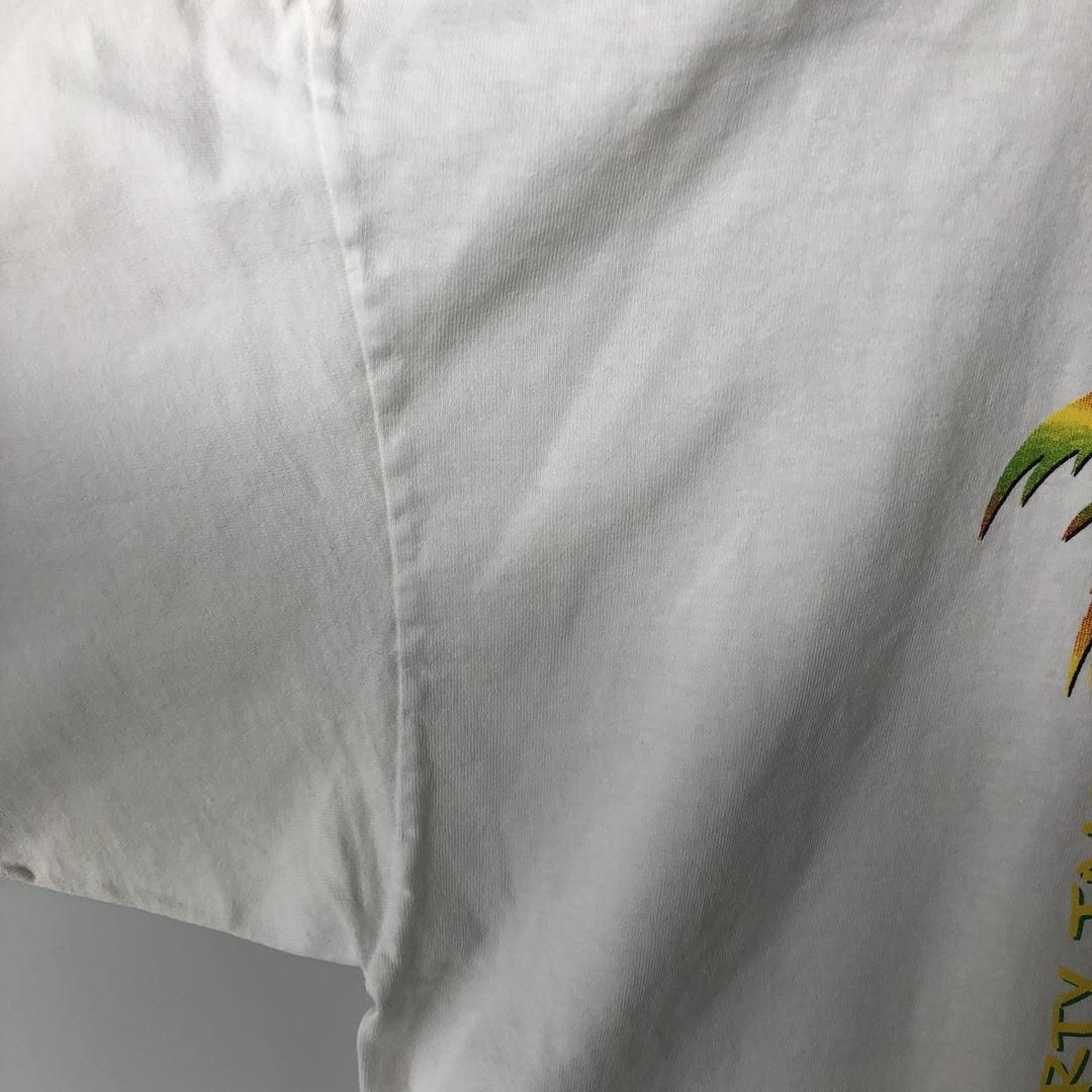 Hanes COMFORT-T Durty Jakes Cafe and Bar Advertising T-Shirt, Men's XL (approx.) cotton white type Vintage Second Hand