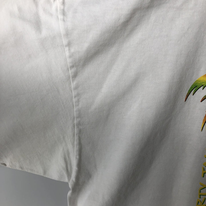 Hanes COMFORT-T Durty Jakes Cafe and Bar Advertising T-Shirt, Men's XL (approx.) cotton white type Vintage Second Hand