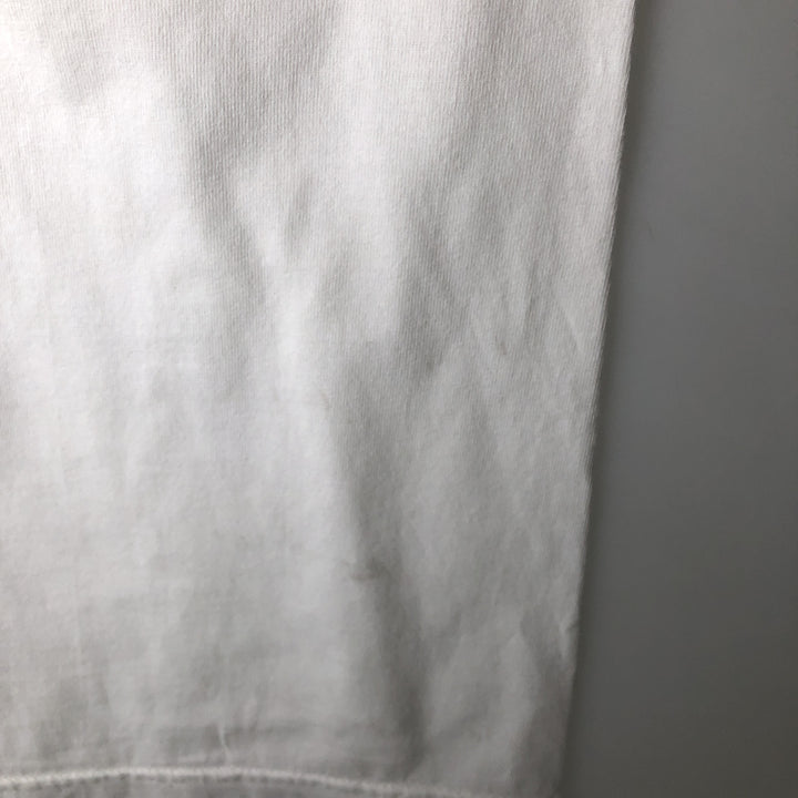 Hanes COMFORT-T Durty Jakes Cafe and Bar Advertising T-Shirt, Men's XL (approx.) cotton white type Vintage Second Hand