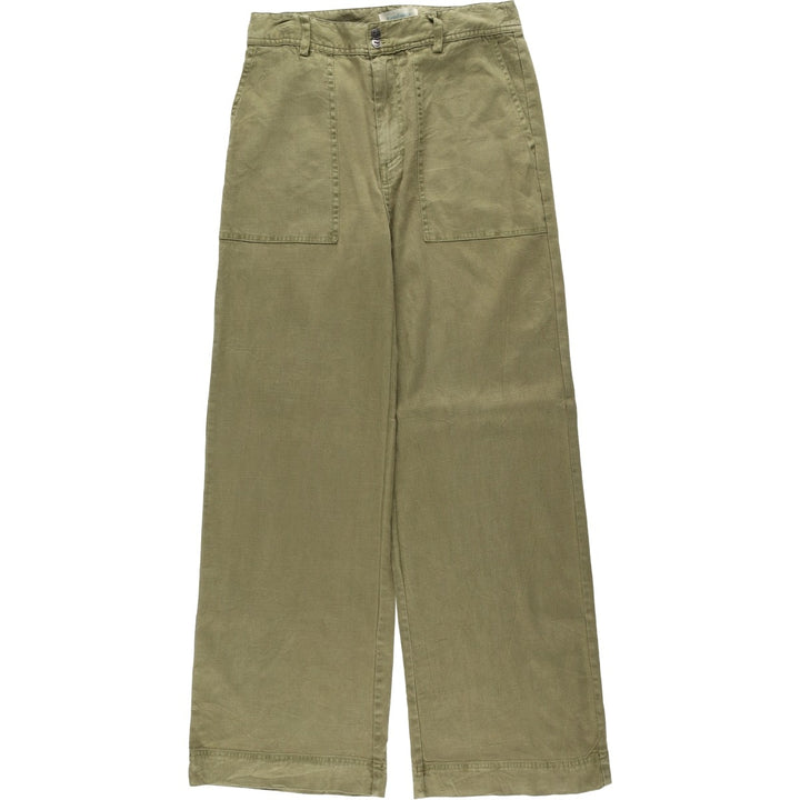 Sundance Linen Pants, Women's Size L (equivalent to W29) linen Khaki type Vintage Second Hand