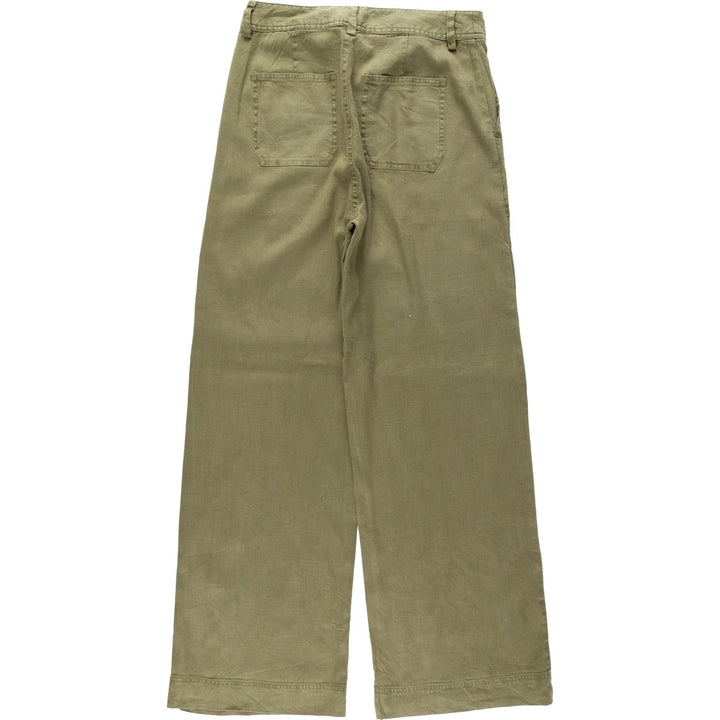 Sundance Linen Pants, Women's Size L (equivalent to W29) linen Khaki type Vintage Second Hand
