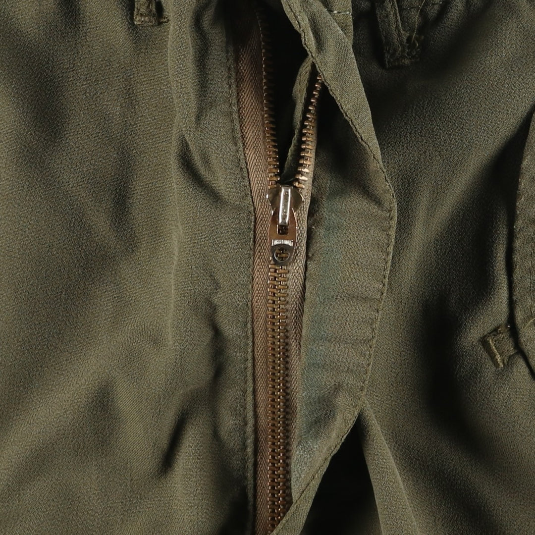 Military cargo pants, women's size L (equivalent to W30), vintage. unclear Khaki type Vintage Second Hand