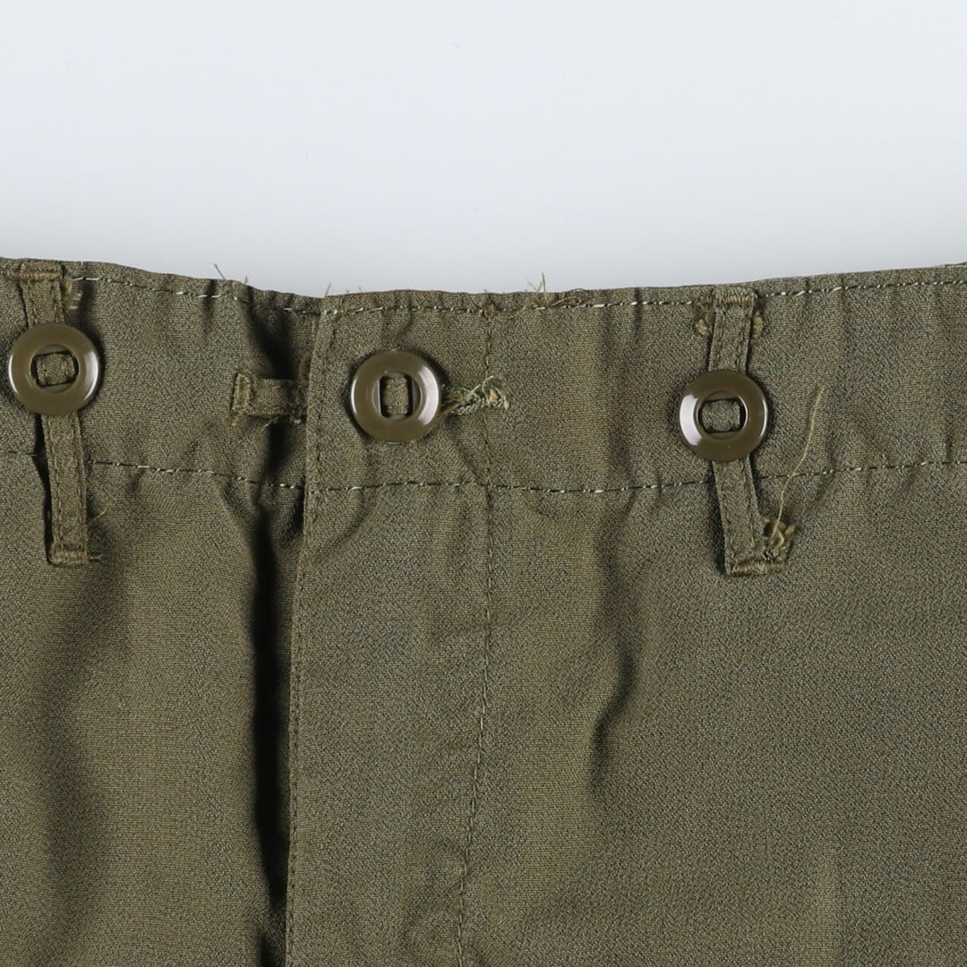 Military cargo pants, women's size L (equivalent to W30), vintage. unclear Khaki type Vintage Second Hand