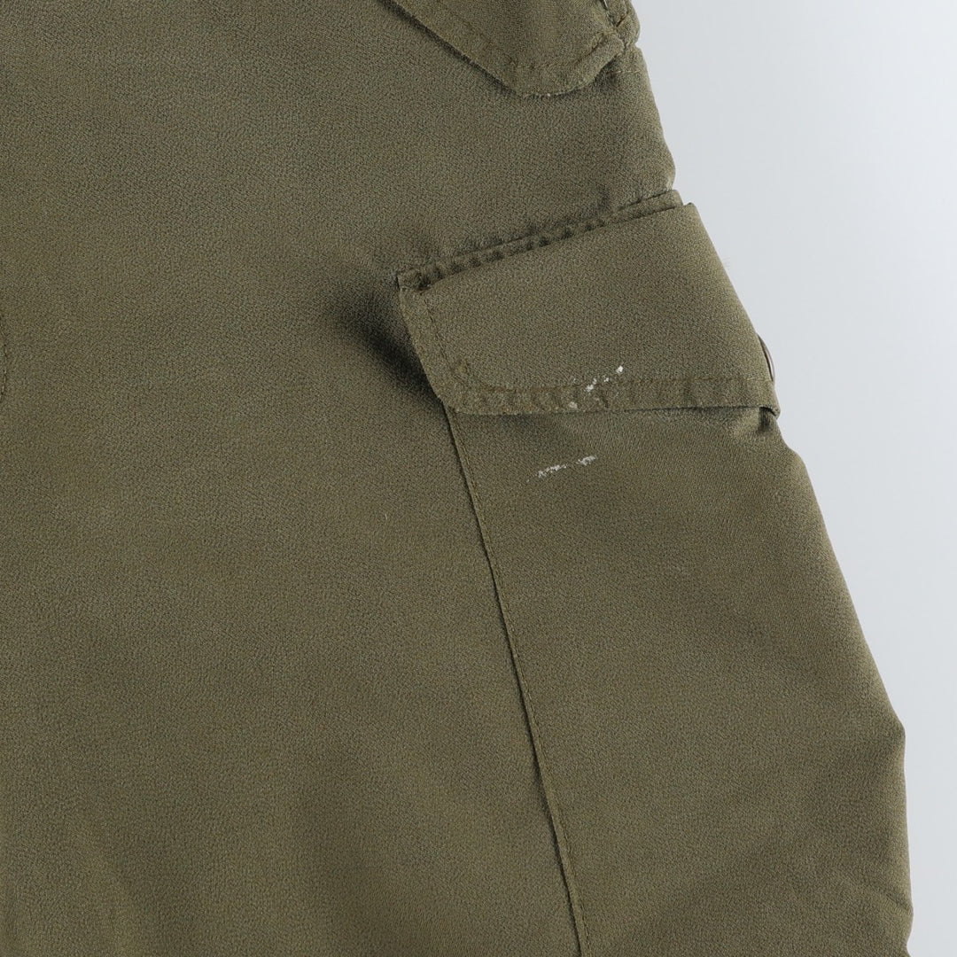 Military cargo pants, women's size L (equivalent to W30), vintage. unclear Khaki type Vintage Second Hand