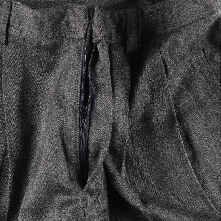 Liz Sport Two-Pleat Shorts, Women's Size L (equivalent to W27) polyester gray type Vintage Second Hand