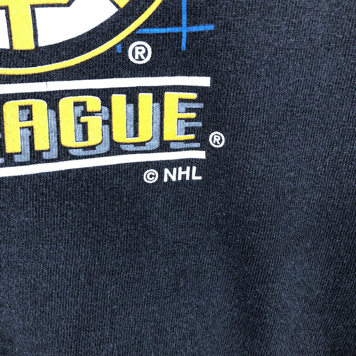 LOGO7 NHL BOSTON BRUINS Logo Print T-Shirt cotton black type Vintage Second Hand