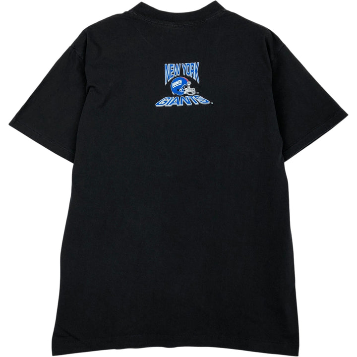 90'S FAN SPORTSWEAR NFL NEW YORK GIANTS New York Giants Made in USA Men's M equivalent Vintage cotton black type Vintage Second Hand