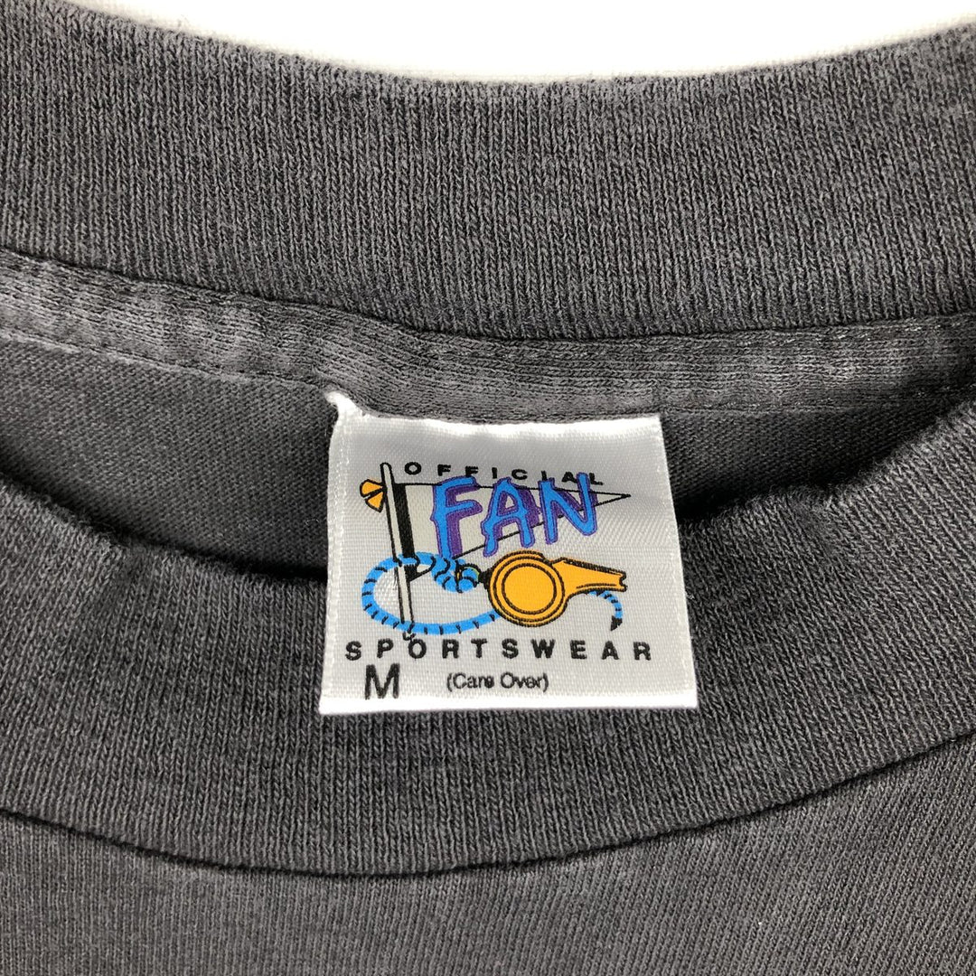 90'S FAN SPORTSWEAR NFL NEW YORK GIANTS New York Giants Made in USA Men's M equivalent Vintage cotton black type Vintage Second Hand