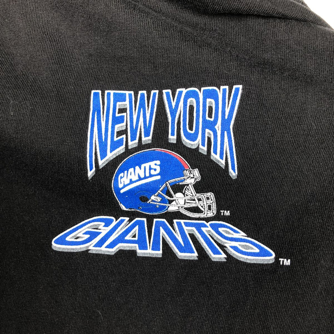 90'S FAN SPORTSWEAR NFL NEW YORK GIANTS New York Giants Made in USA Men's M equivalent Vintage cotton black type Vintage Second Hand