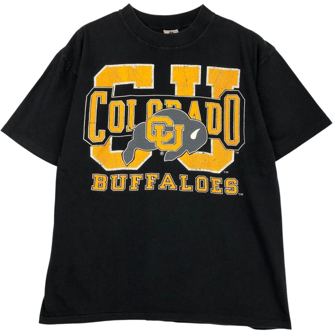 90'S GALT SAND College T-shirt, Made in USA, Men's XL equivalent, Vintage cotton black type Vintage Second Hand