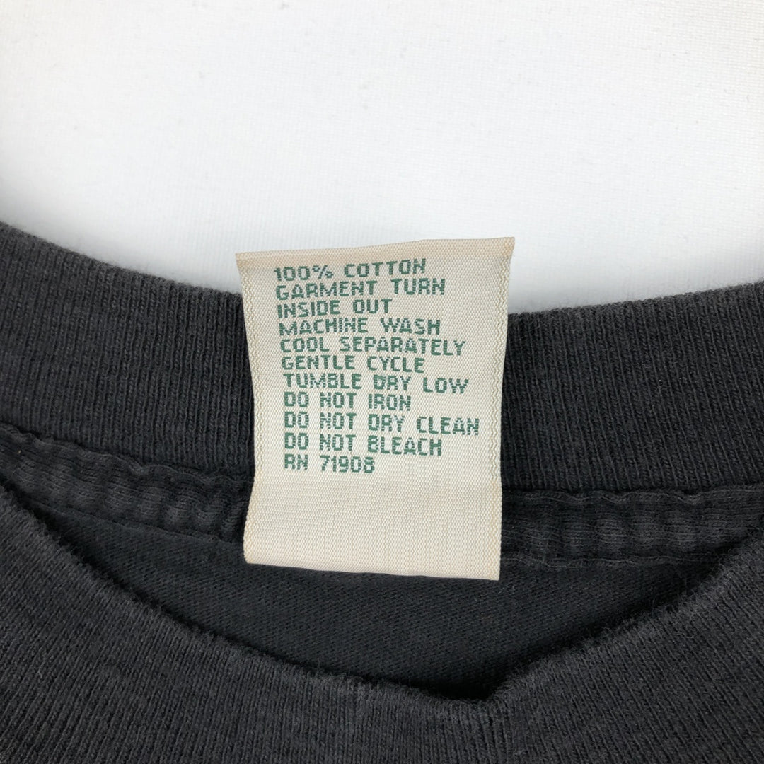 90'S GALT SAND College T-shirt, Made in USA, Men's XL equivalent, Vintage cotton black type Vintage Second Hand