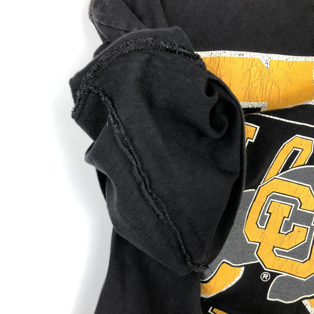 90'S GALT SAND College T-shirt, Made in USA, Men's XL equivalent, Vintage cotton black type Vintage Second Hand