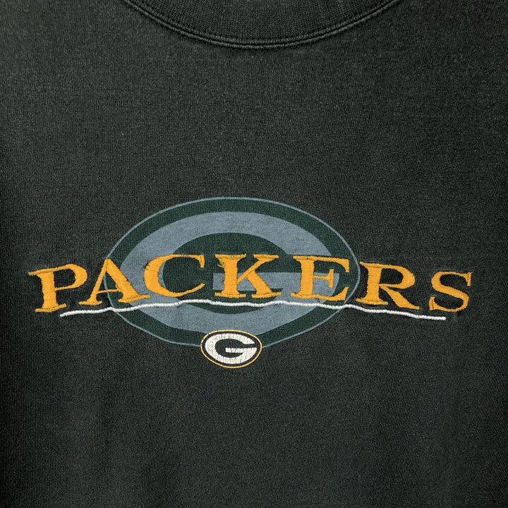 90s-00'S Starter NFL Green Bay Packers Sports T-Shirt, Made in USA, Men's XL equivalent, Vintage cotton Green type dark green Vintage Second Hand