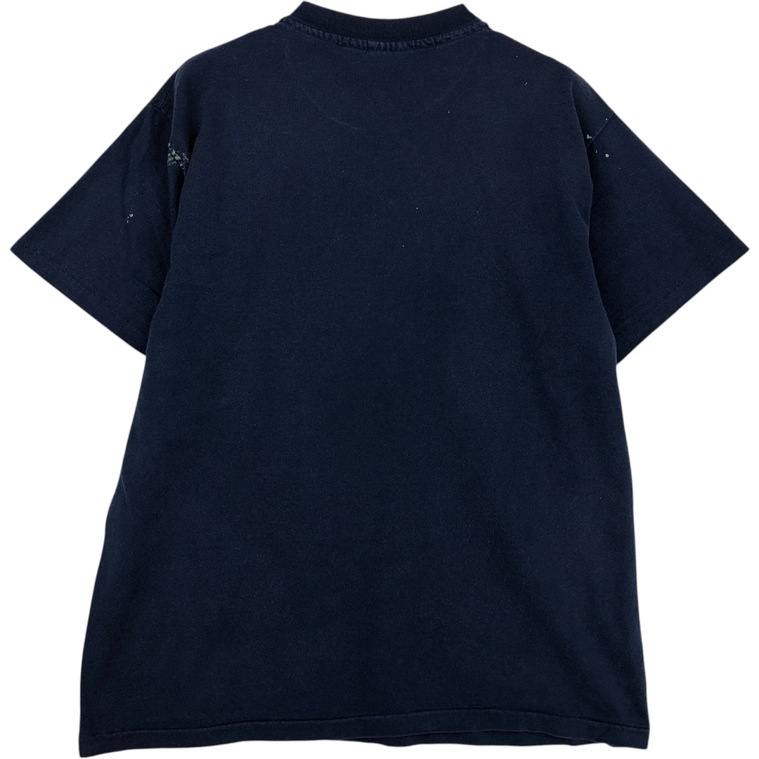 90'S TRENCH NFL DALLAS COWBOYS (Dallas Cowboys) Sports Print T-Shirt, Men's Size M (Equivalent), Vintage unclear navy blue type Vintage Second Hand