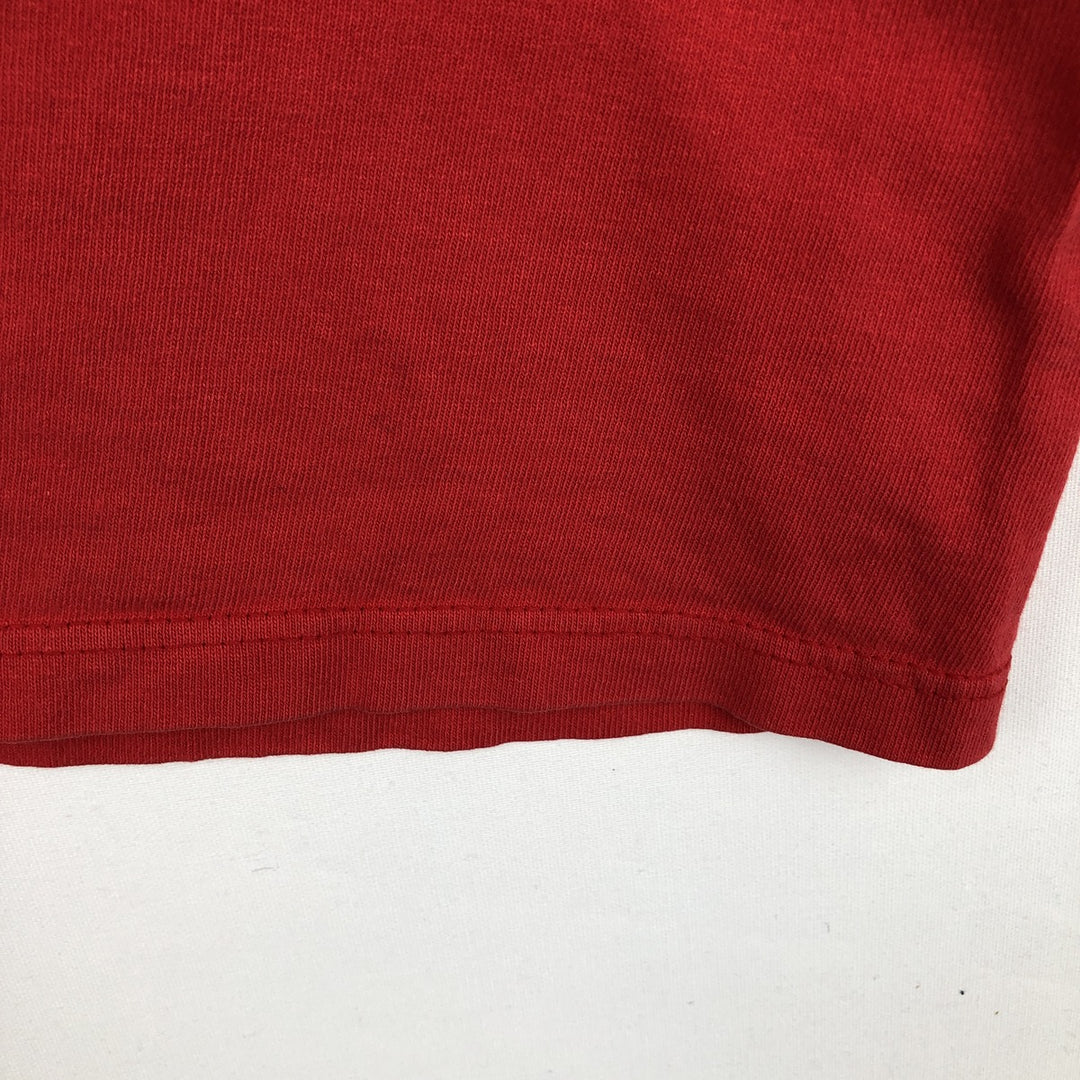 90'S Starter NHL Washington Capitals sports print T-shirt, Made in USA, Men's XL equivalent. cotton red type Vintage Second Hand