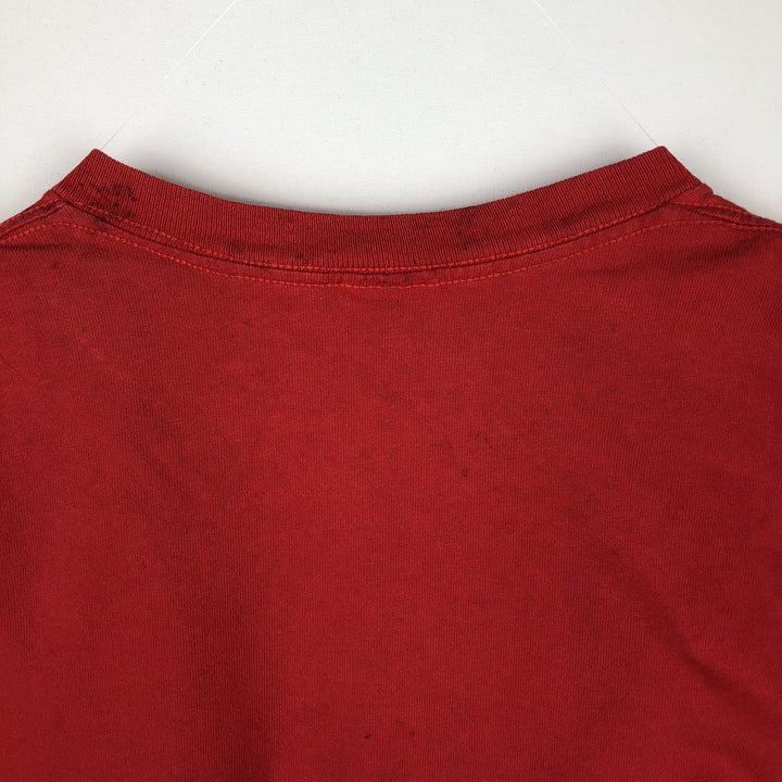 90'S Starter NHL Washington Capitals sports print T-shirt, Made in USA, Men's XL equivalent. cotton red type Vintage Second Hand