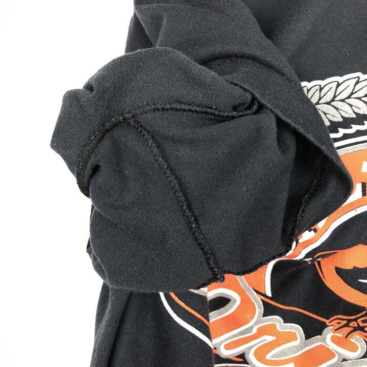 90'S TRENCH MLB BALTIMORE ORIOLES Baltimore Orioles Logo Print T-Shirt, Made in USA, Men's Size M (approx.), Vintage polyester black type Vintage Second Hand