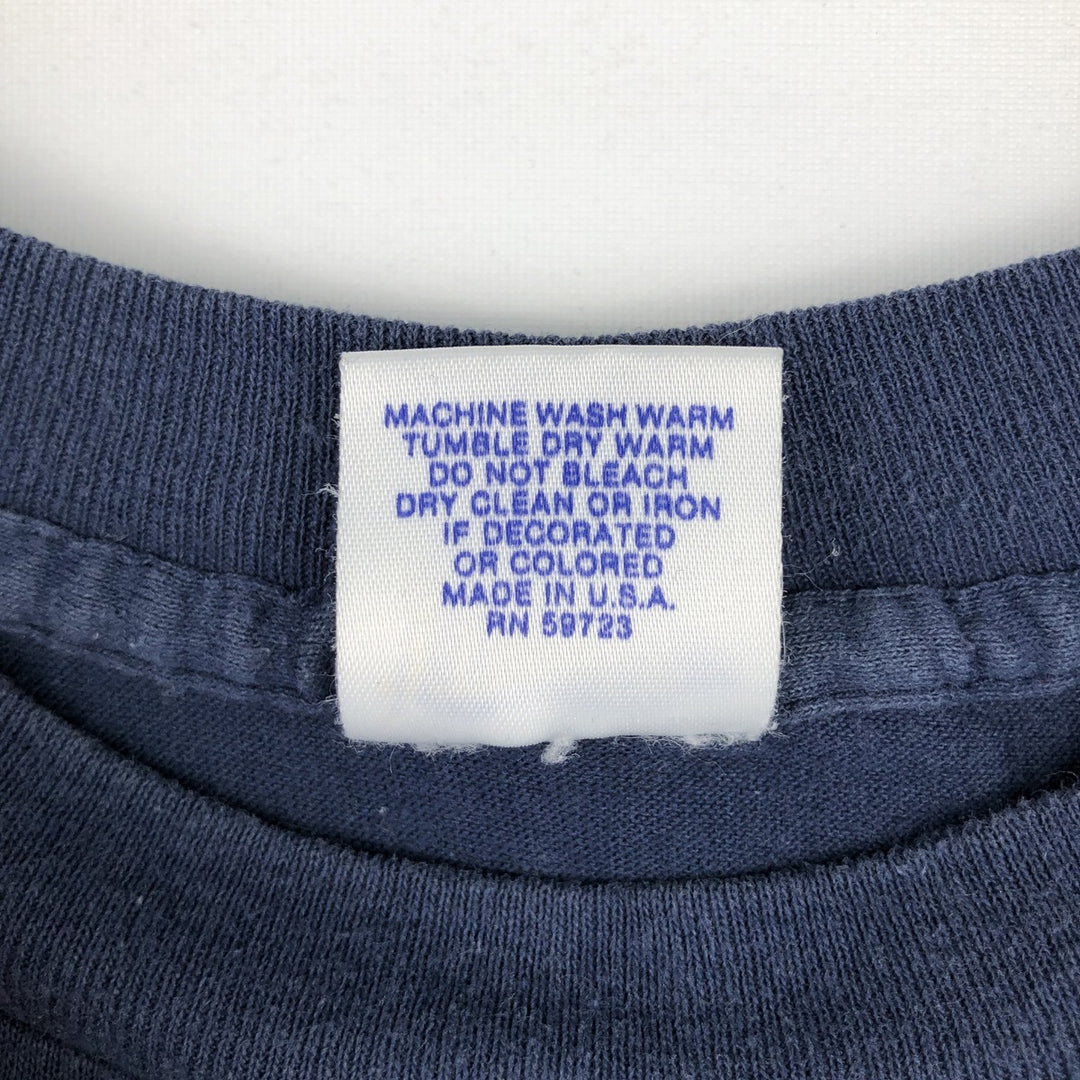 90'S TRENCH MLB MINNESOTA TWINS Sports Print T-Shirt, Made in USA, Men's XL equivalent, Vintage polyester navy blue type Vintage Second Hand