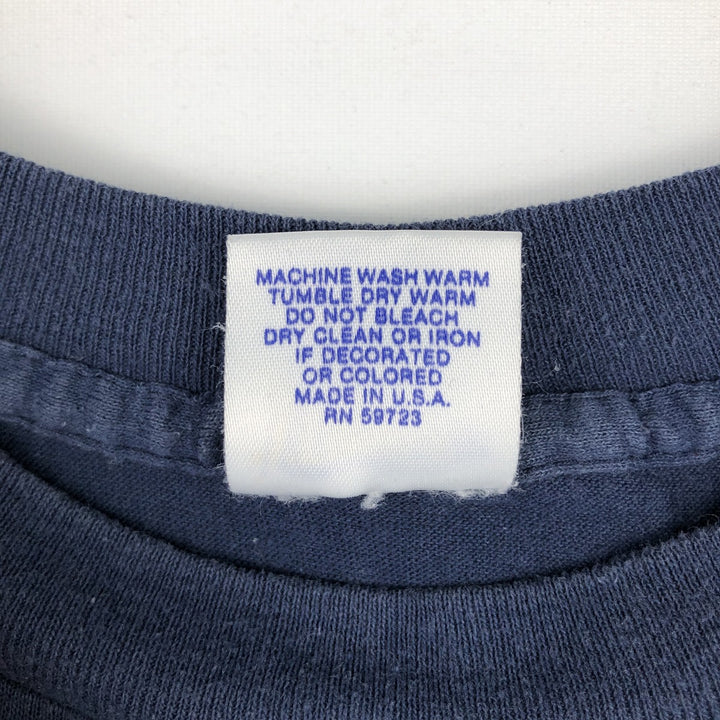 90'S TRENCH MLB MINNESOTA TWINS Sports Print T-Shirt, Made in USA, Men's XL equivalent, Vintage polyester navy blue type Vintage Second Hand