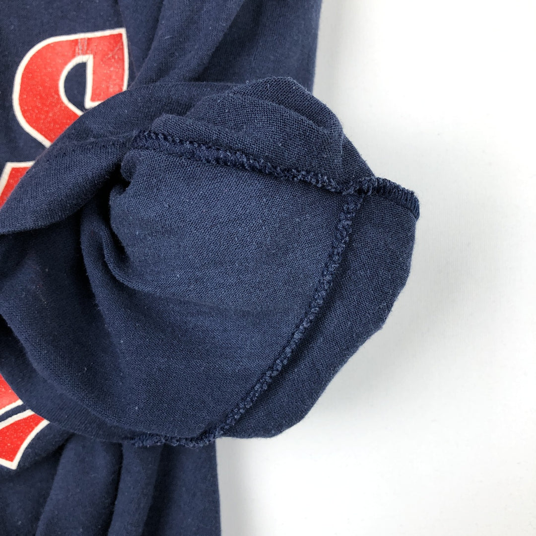 90'S TRENCH MLB MINNESOTA TWINS Sports Print T-Shirt, Made in USA, Men's XL equivalent, Vintage polyester navy blue type Vintage Second Hand