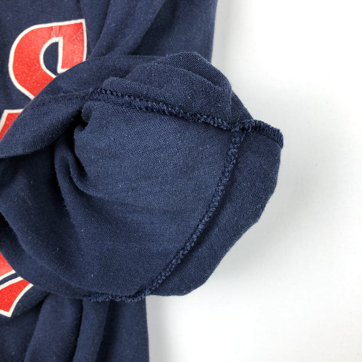 90'S TRENCH MLB MINNESOTA TWINS Sports Print T-Shirt, Made in USA, Men's XL equivalent, Vintage polyester navy blue type Vintage Second Hand