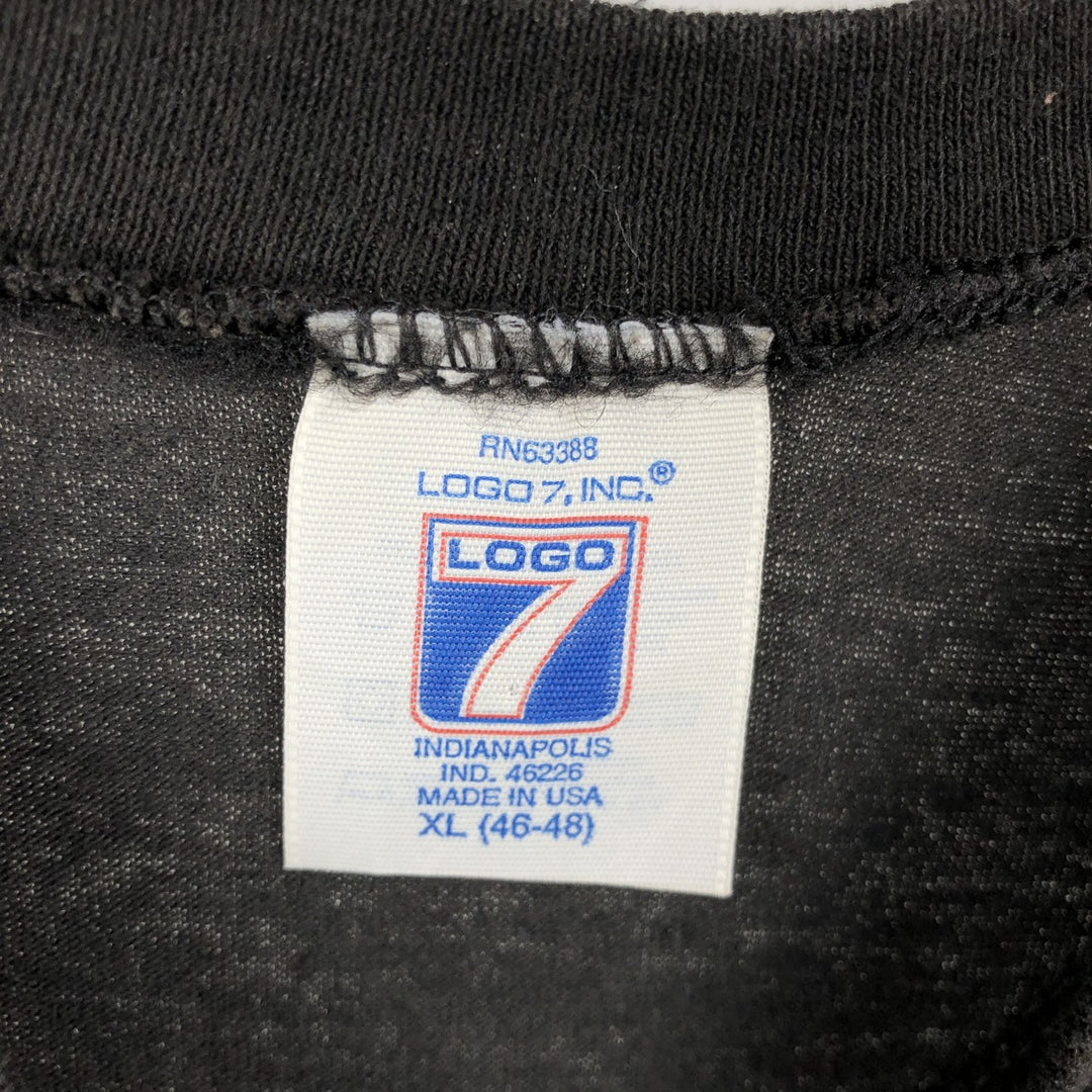 80'S Logo Seven MLB Baltimore Orioles Logo Print T-Shirt, Made in USA, Men's XL (approx.) Vintage cotton black type Vintage Second Hand
