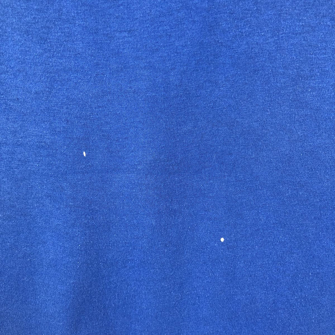 90'S TRENCH MLB CHICAGO CUBS Logo Print T-Shirt, Made in USA, Men's Size L (Equivalent), Vintage cotton blue type Vintage Second Hand