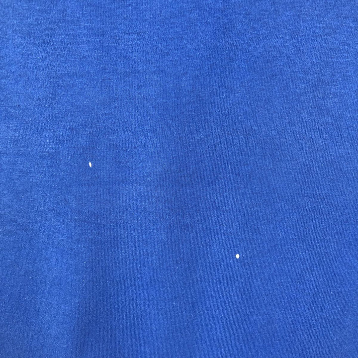 90'S TRENCH MLB CHICAGO CUBS Logo Print T-Shirt, Made in USA, Men's Size L (Equivalent), Vintage cotton blue type Vintage Second Hand