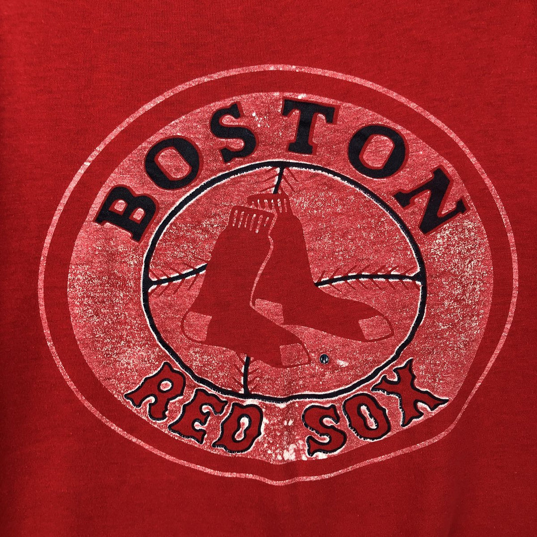 90'S Rawlings MLB Boston Red Sox Logo Print T-Shirt, Made in USA, Men's Size L (approx.), Vintage cotton red type Vintage Second Hand