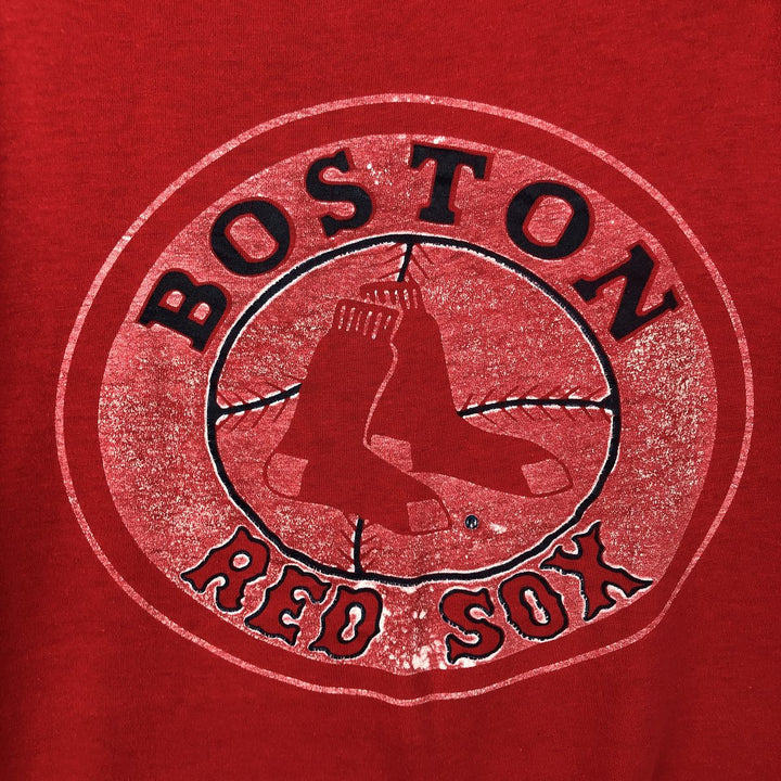 90'S Rawlings MLB Boston Red Sox Logo Print T-Shirt, Made in USA, Men's Size L (approx.), Vintage cotton red type Vintage Second Hand