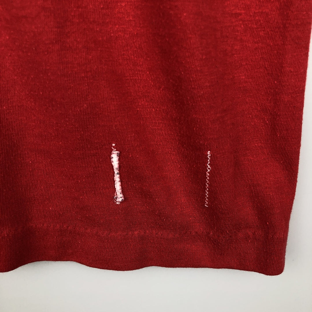 90'S Rawlings MLB Boston Red Sox Logo Print T-Shirt, Made in USA, Men's Size L (approx.), Vintage cotton red type Vintage Second Hand