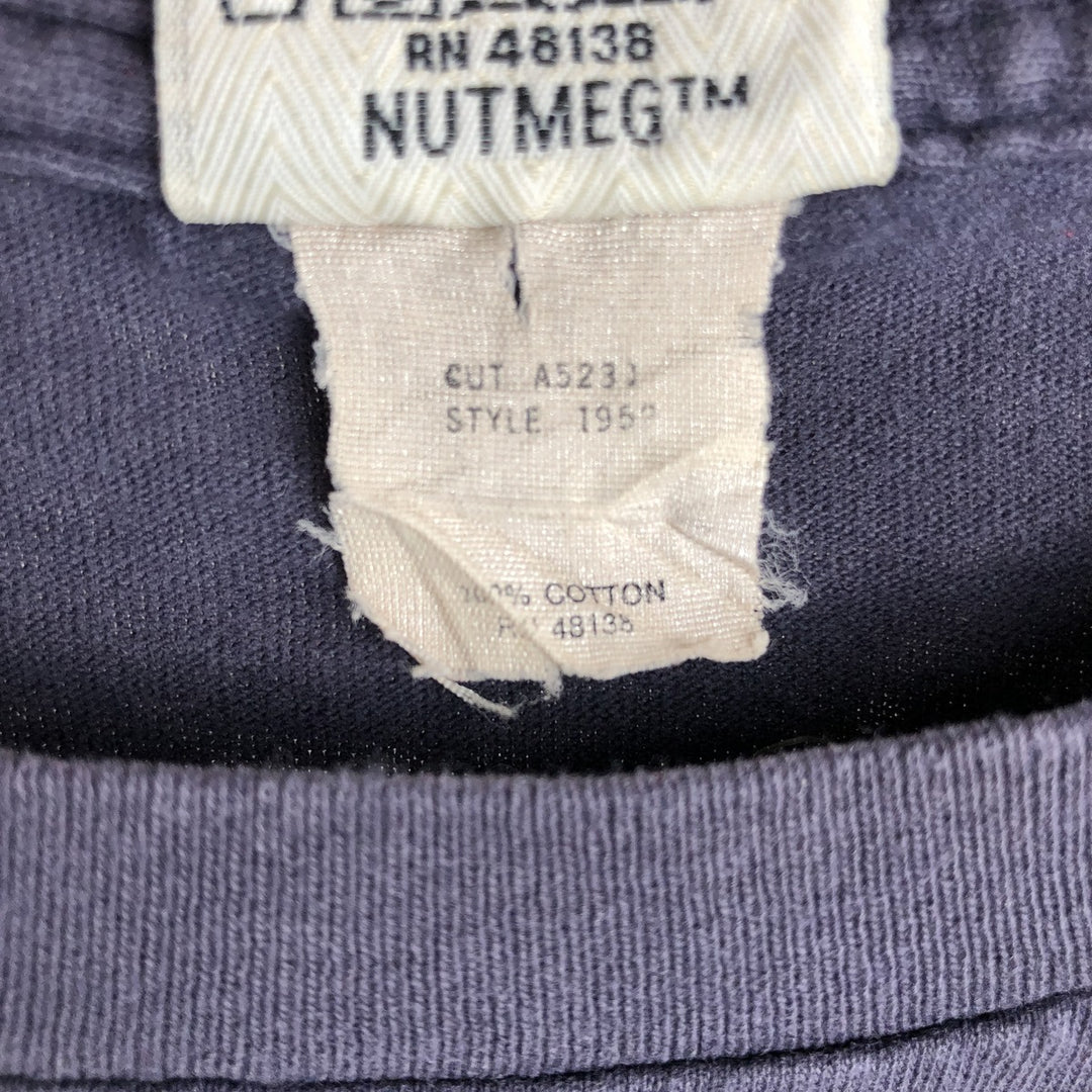 90'S NUTMEG MLB SAN DIEGO PADRES Sports Print T-Shirt, Made in USA, Men's Size L (approx.), Vintage cotton navy blue type Vintage Second Hand