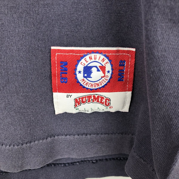 90'S NUTMEG MLB SAN DIEGO PADRES Sports Print T-Shirt, Made in USA, Men's Size L (approx.), Vintage cotton navy blue type Vintage Second Hand