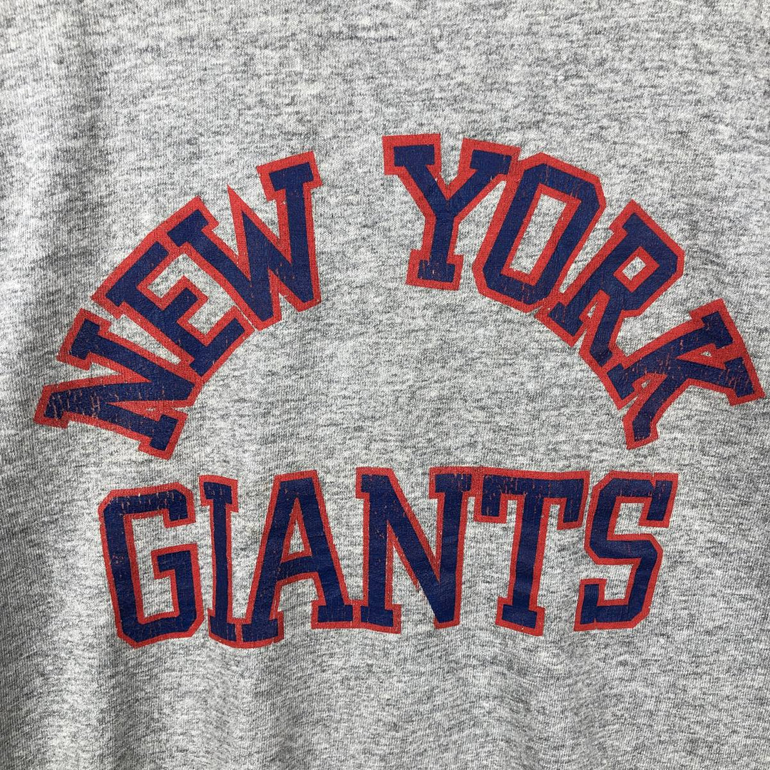 90'S Starter NFL New York Giants Logo Print T-Shirt, Made in USA, Men's Size M (Equivalent), Vintage cotton gray type Vintage Second Hand