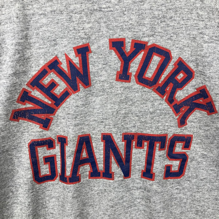 90'S Starter NFL New York Giants Logo Print T-Shirt, Made in USA, Men's Size M (Equivalent), Vintage cotton gray type Vintage Second Hand