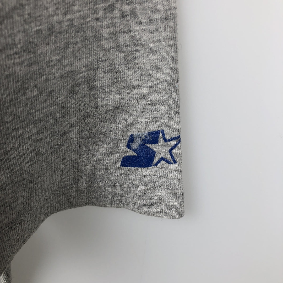 90'S Starter NFL New York Giants Logo Print T-Shirt, Made in USA, Men's Size M (Equivalent), Vintage cotton gray type Vintage Second Hand