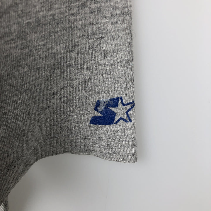 90'S Starter NFL New York Giants Logo Print T-Shirt, Made in USA, Men's Size M (Equivalent), Vintage cotton gray type Vintage Second Hand