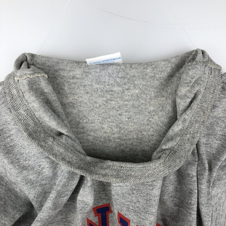 90'S Starter NFL New York Giants Logo Print T-Shirt, Made in USA, Men's Size M (Equivalent), Vintage cotton gray type Vintage Second Hand