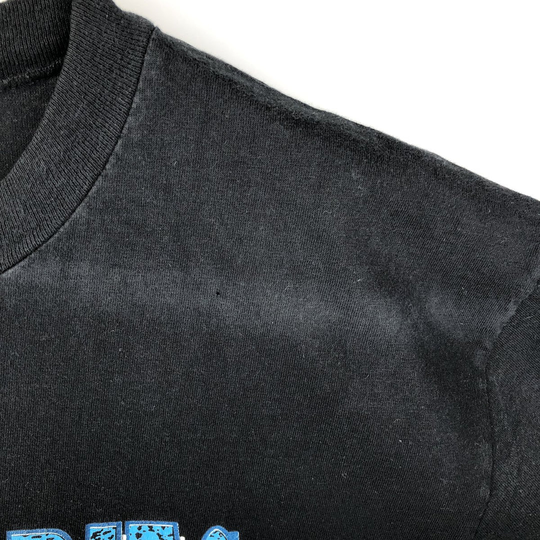 90'S WAVES 89th World Series MLB Toronto Blue Jays Sports Print T-Shirt, Made in Canada, Men's Size L cotton black type Vintage Second Hand