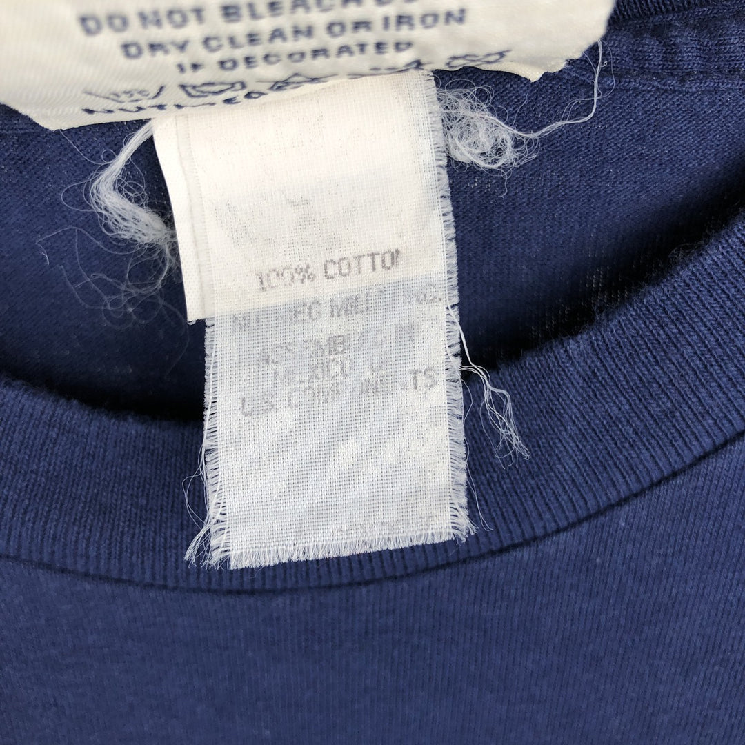 90'S Lee SPORT MLB NEW YORK YANKEES Logo T-Shirt, Men's Size L (approx.), Vintage cotton navy blue type Vintage Second Hand