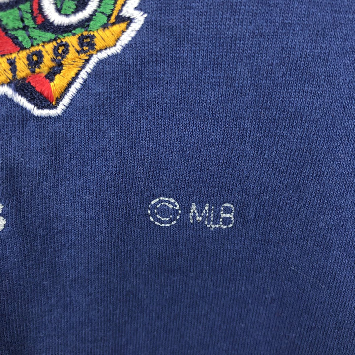 90'S Lee SPORT MLB NEW YORK YANKEES Logo T-Shirt, Men's Size L (approx.), Vintage cotton navy blue type Vintage Second Hand