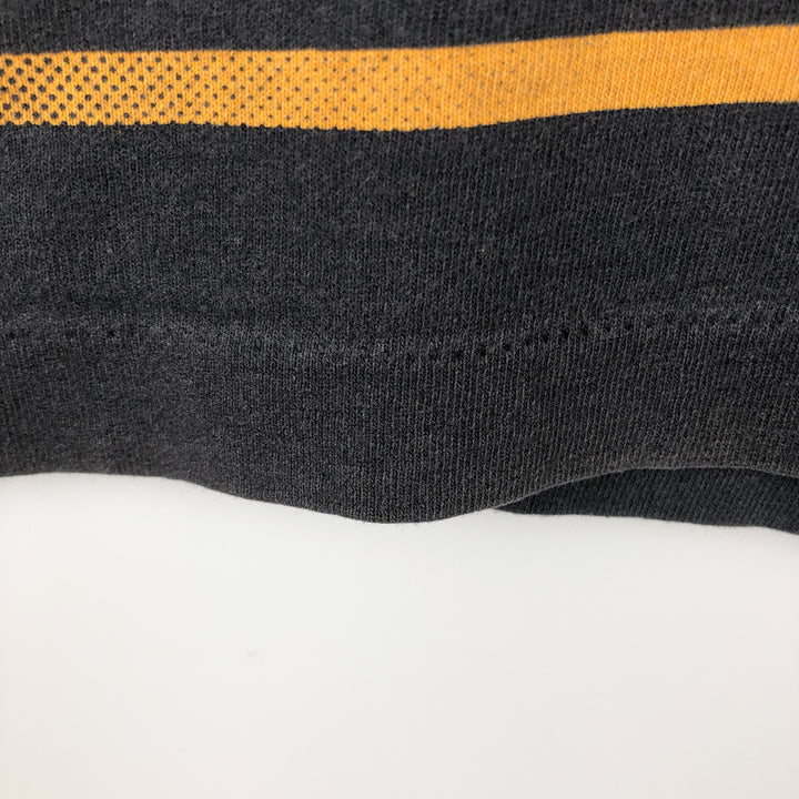 90'S NUTMEG NHL Anaheim Mighty Daks All-Over Print Sports Print T-Shirt, Made in England, Men's Size M (approx.) cotton black type Vintage Second Hand